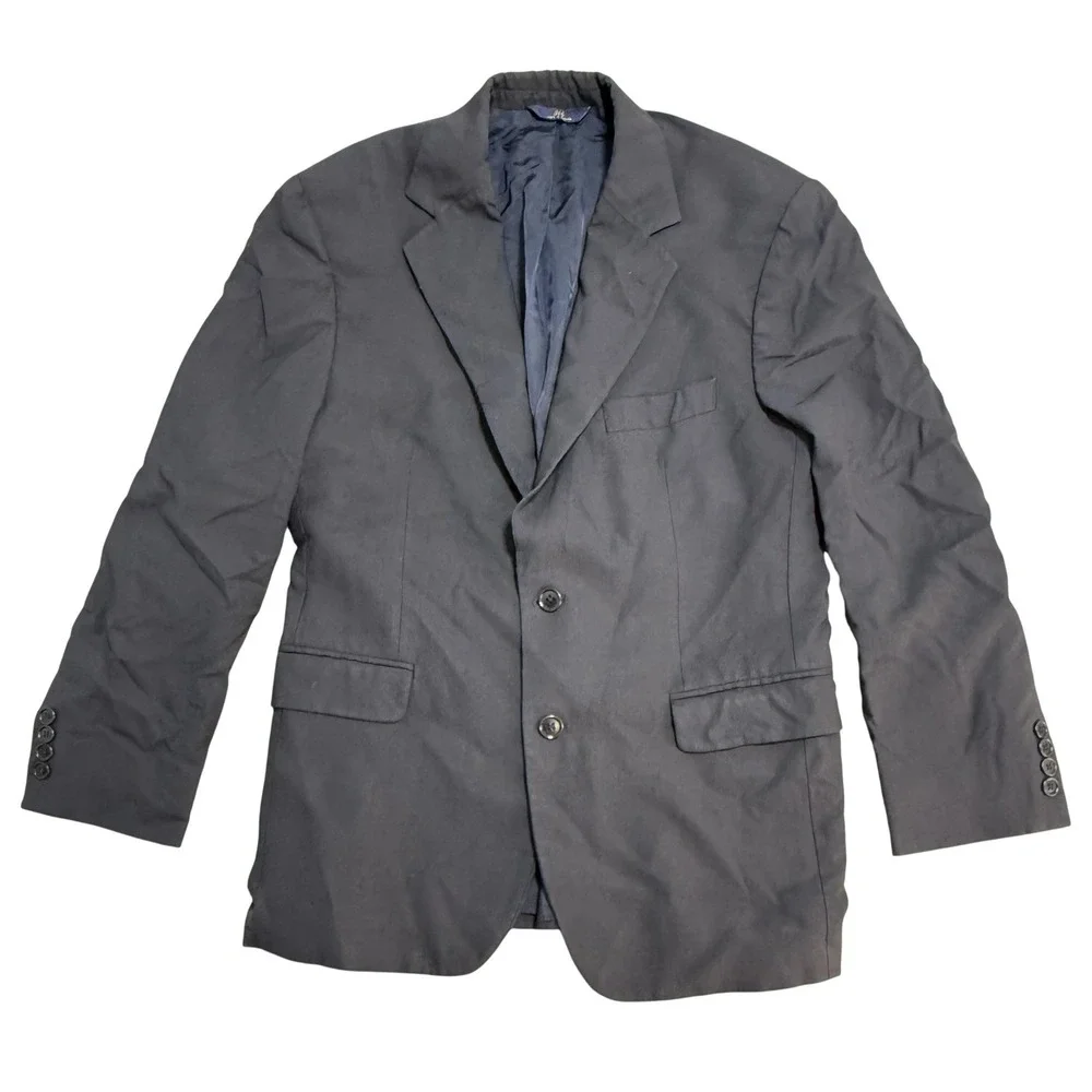Brooks Brothers‎ 346 Blazer Mens 42 Blue Wool Stretch Two Button Sport Coat